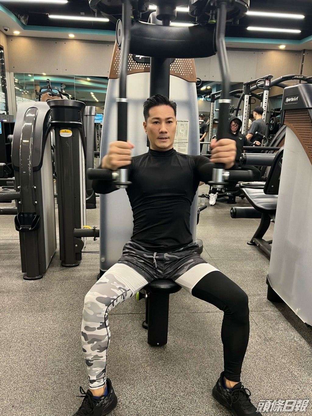 黃竣鋒見到傷口癒合理想，放下心頭大石。